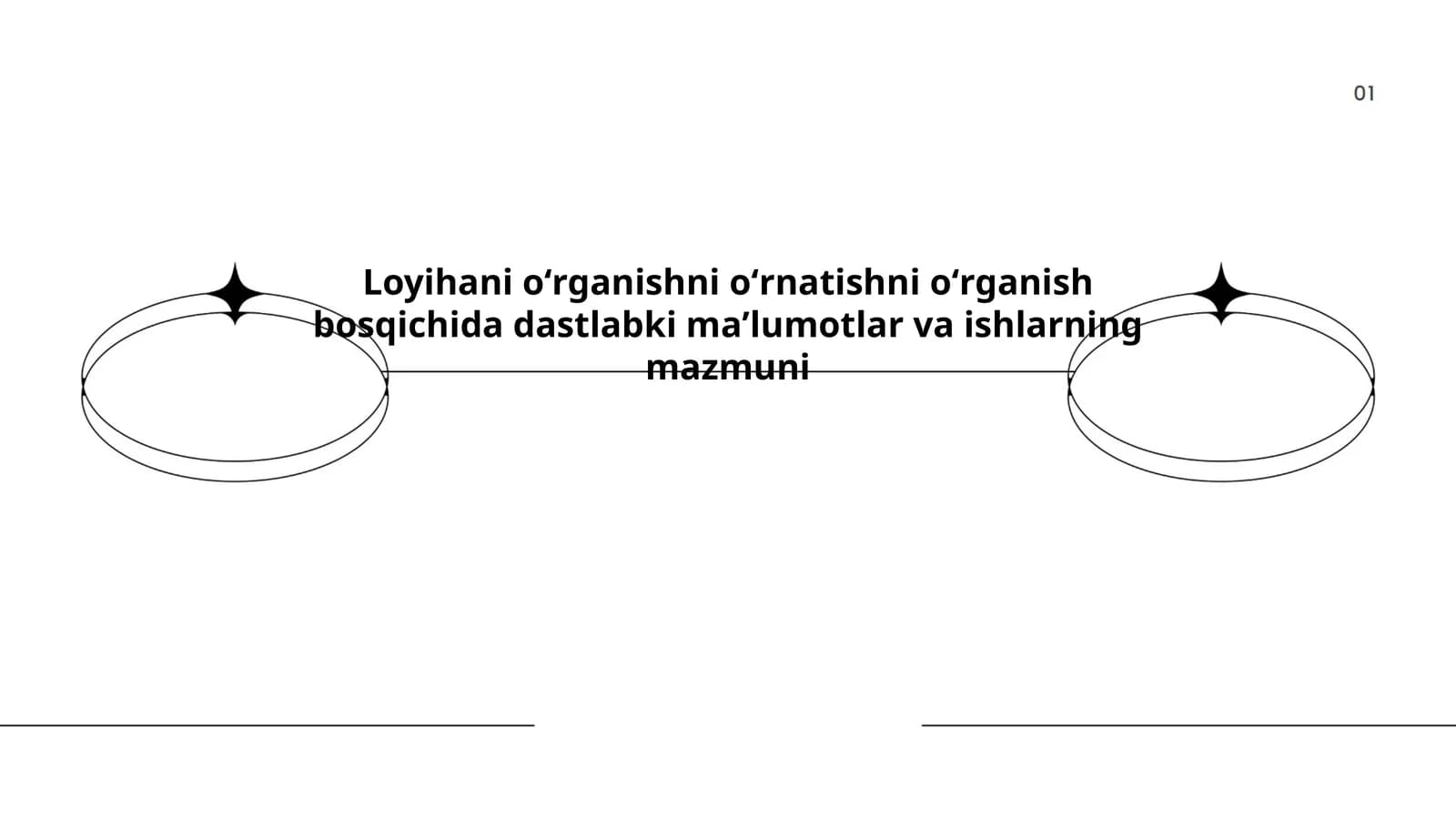 Loyihani oʻrganish tushunchasi