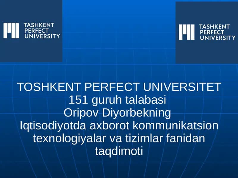 Korxona faoliyatida axborot xavfsizligi