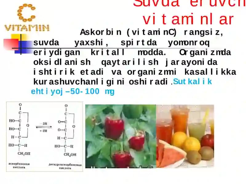 Suvda eruvchi vitaminlar