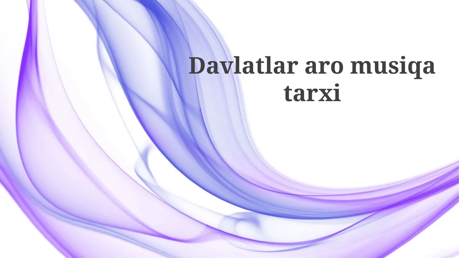 Davlatlararomusiqatarxi