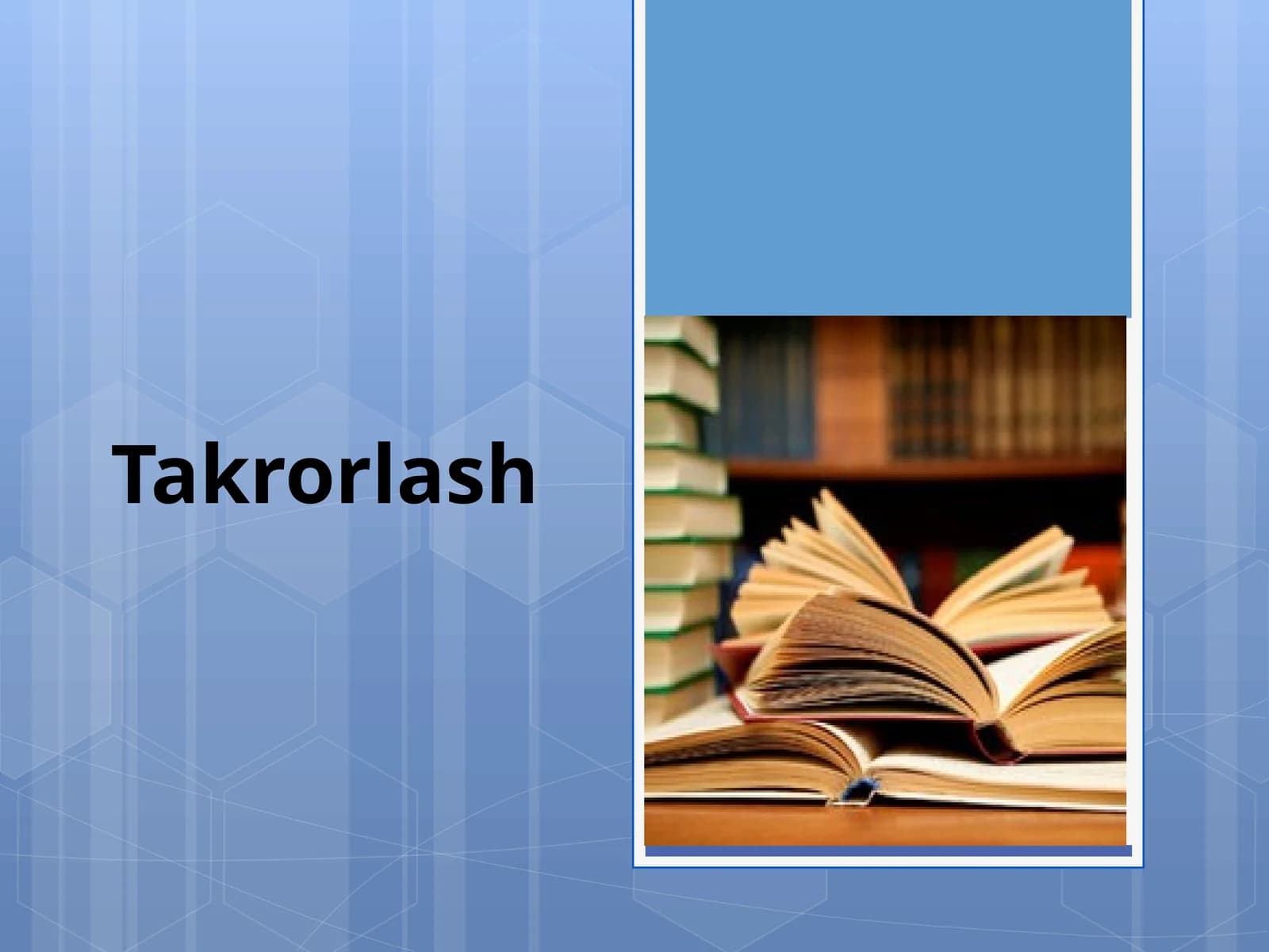 6-sinf Adabiyot fanidan Takrorlash dars ishlanmasi