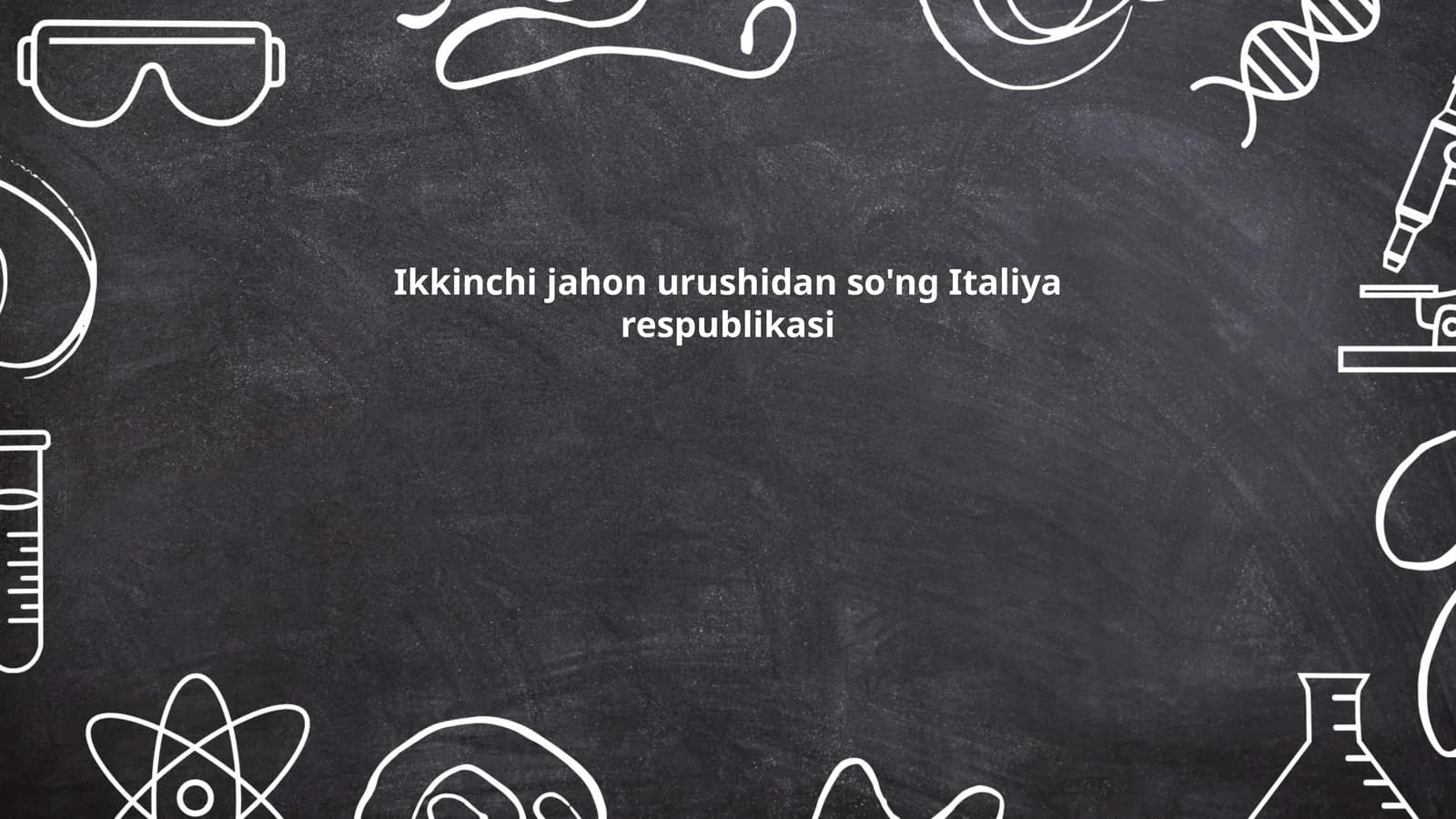 Ikkinchi jahon urushidan so'ng Italiya respublikasi
