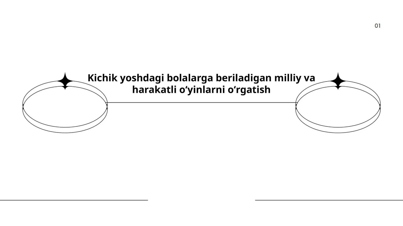 Kichik yoshdagi bolalarga beriladigan milliy va harakatli oʻyinlarni oʻrgatish