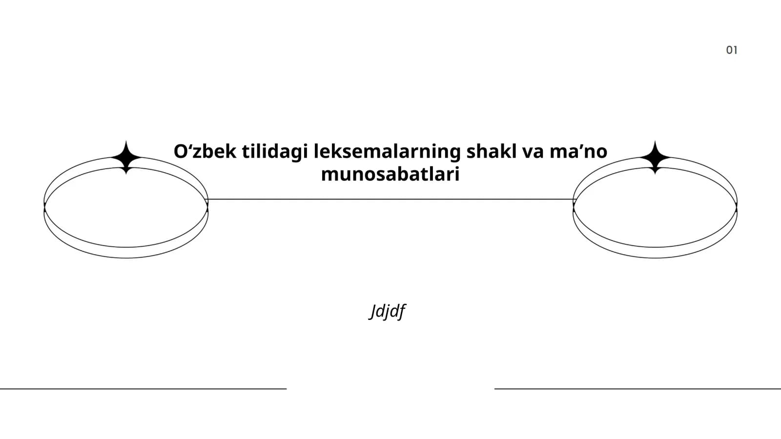 Oʻzbek tilidagi leksemalarning shakl va maʼno munosabatlari