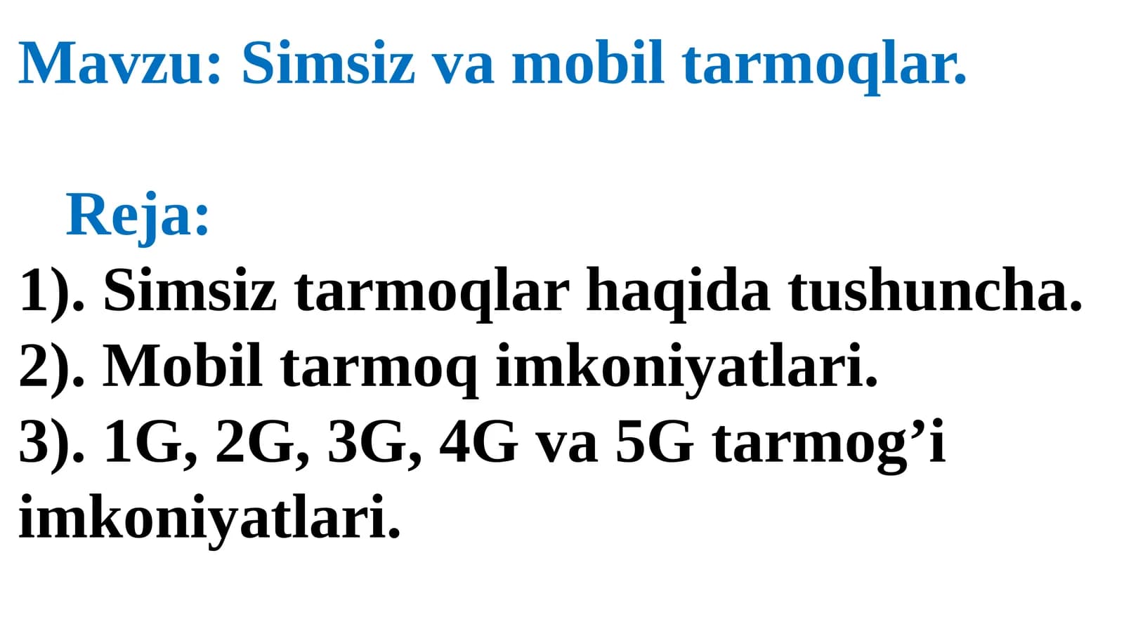 Simsizvamobiltarmoqlar