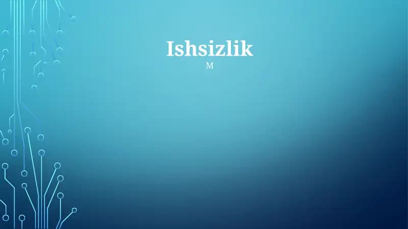 Ishsizlik