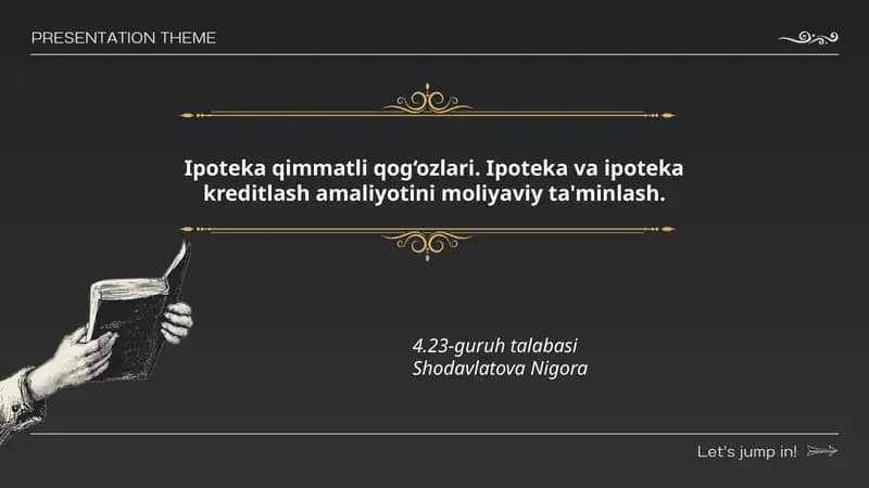 Ipoteka qimmatli qog‘ozlari
