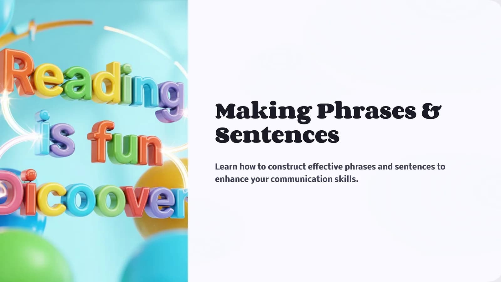 Making Phrases & Sentences