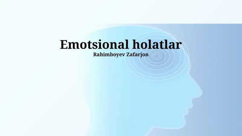 Emotsional holatlar