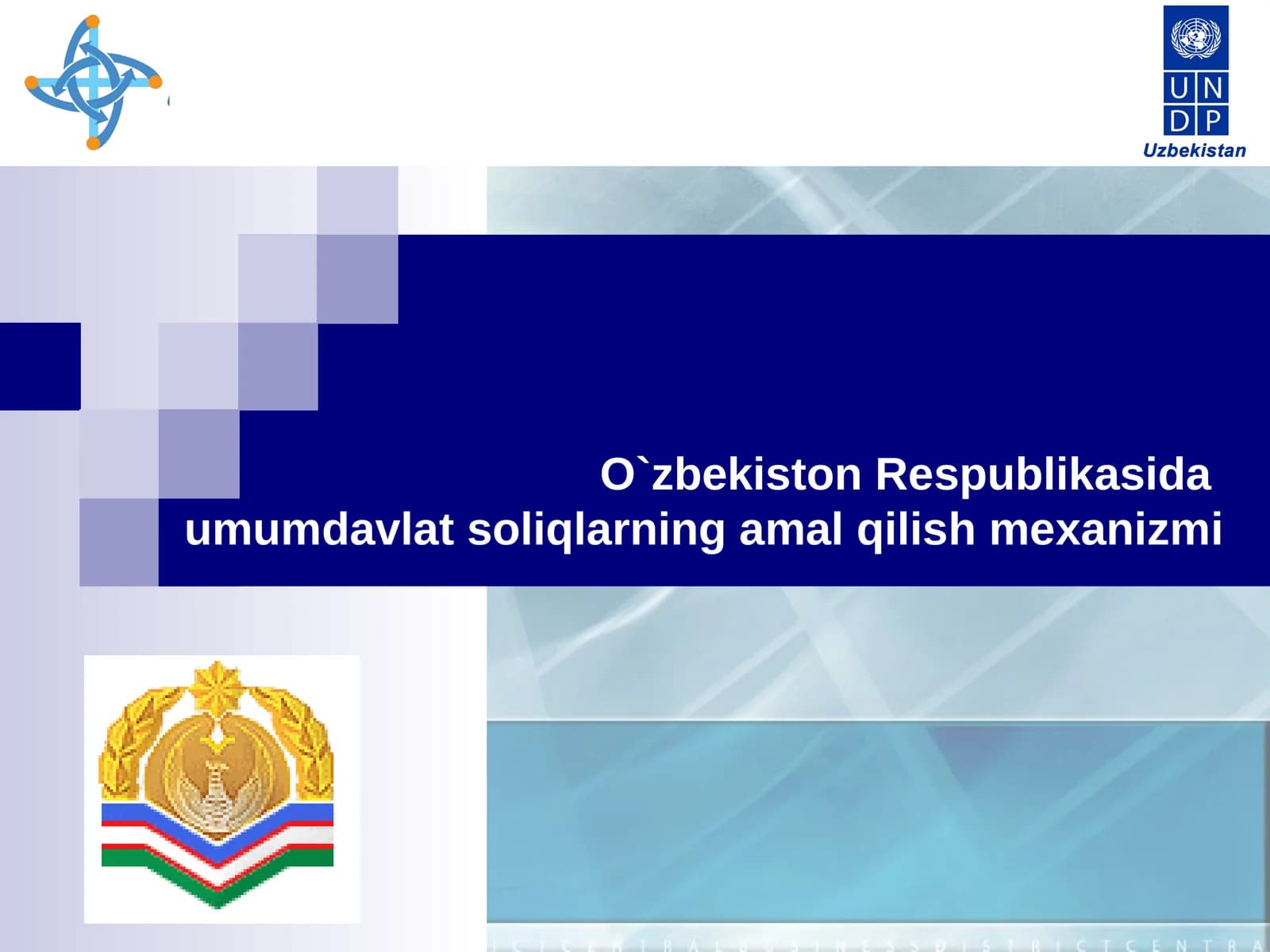 Umumdavlat soliqlarning amal qilish mexanizmi