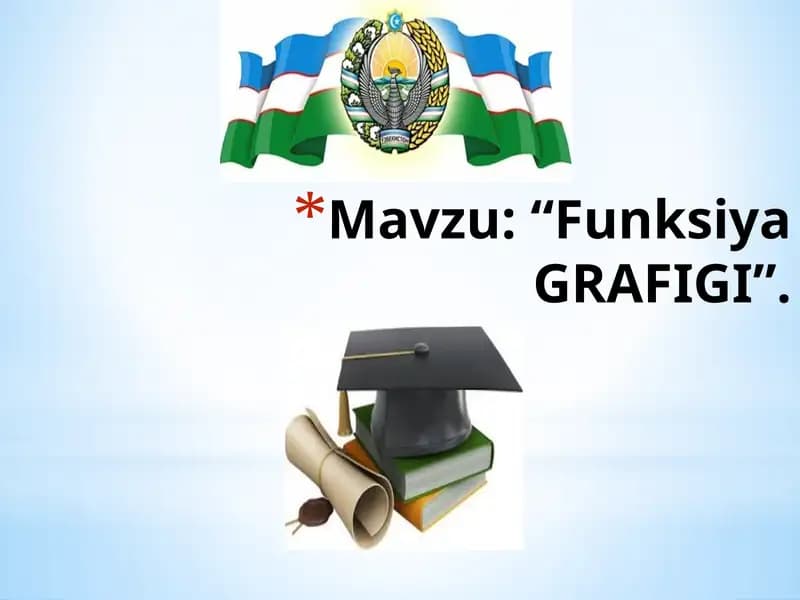 Funksiya GRAFIGI