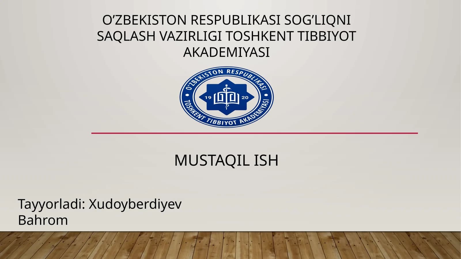 KALLA SUYAKLARI ASOSI, BO’SHLIQLAR CHUQURLAR VA KANALLAR