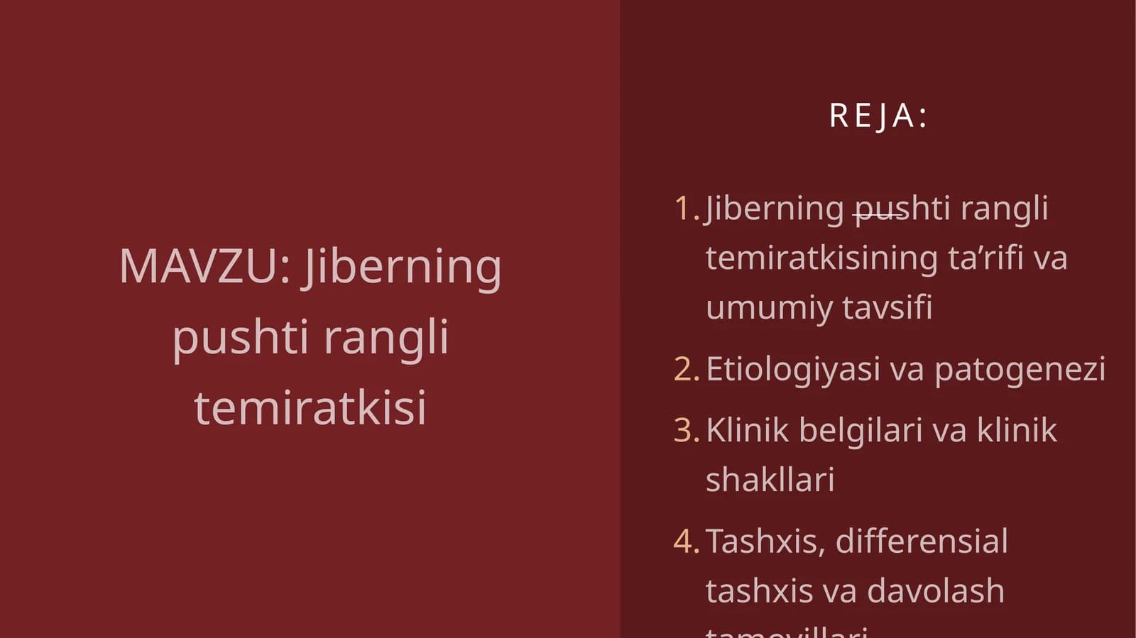 Jiberning pushtirangli temiratkisi
