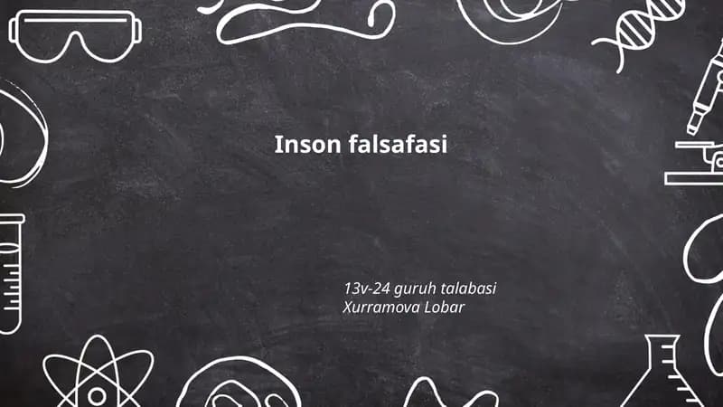 Inson falsafasi