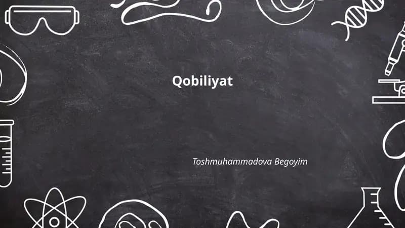 Qobiliyatni Rivojlantirish Usullari