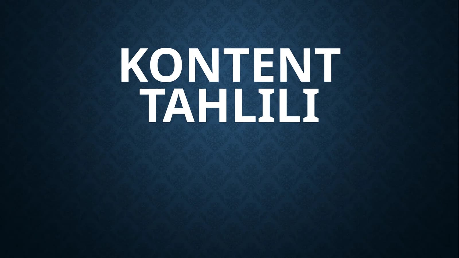 Kontenttahlili