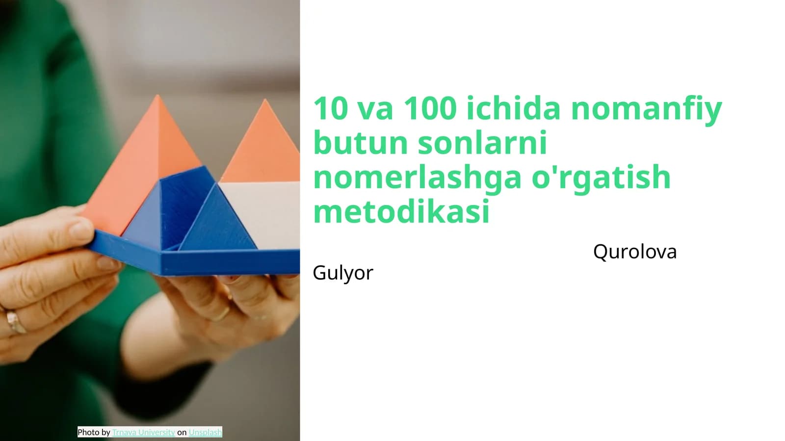 10 va 100 ichida nomanfiy butun sonlarni nomerlashga o'rgatish metodikasi