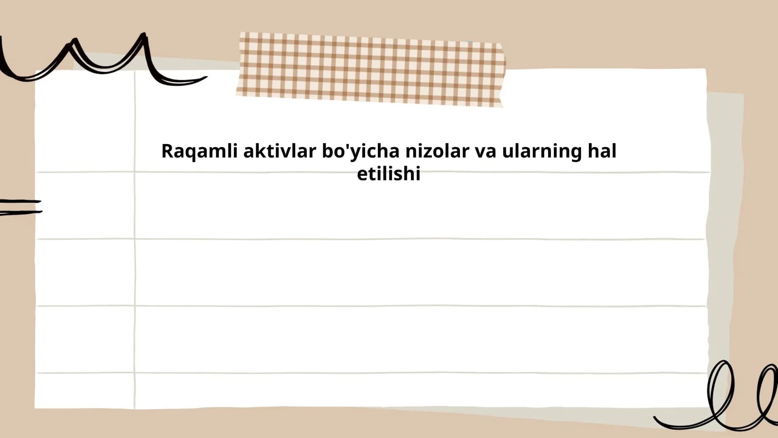 Raqamli aktivlar bo'yicha nizolar va ularning hal etilishi