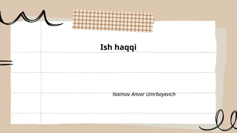 Ish haqqi