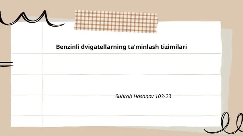 Yonilg'i taqsimlash tizimilari