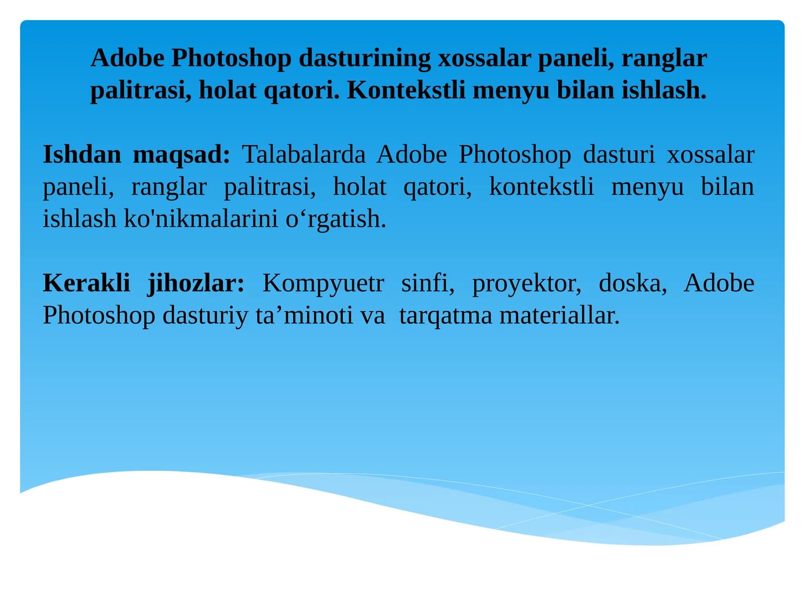 Adobe Photoshop dasturi