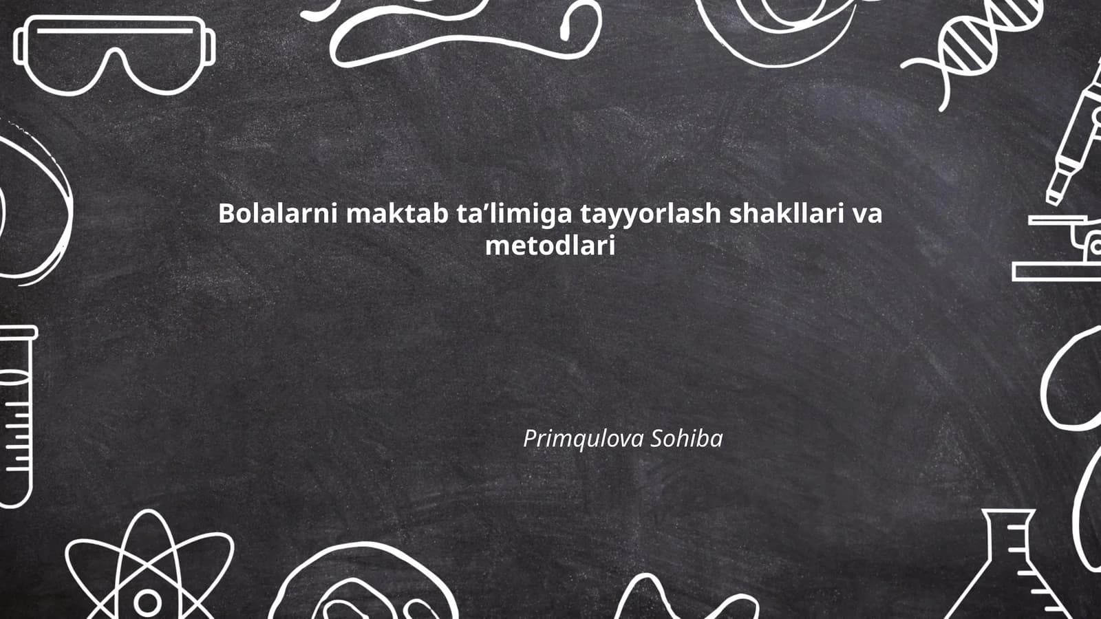 Bolalarni maktab ta’limiga tayyorlash shakllari va metodlari