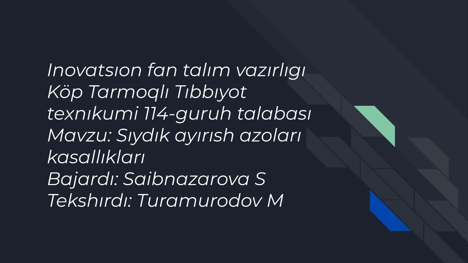Sıydık ayırısh azoları kasallıkları