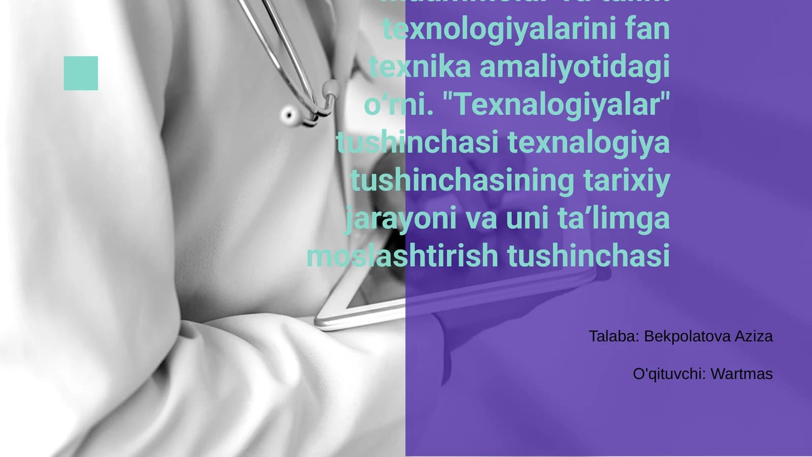 Tanqid etuvchi muammolar va talim texnologiyalarini fan texnika amaliyotidagi oʻrni