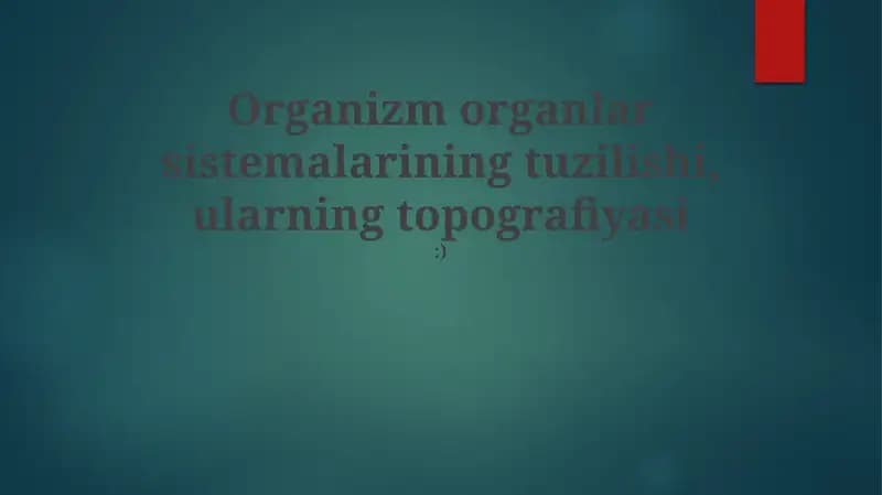 Organlararo munosabatlar tizimi