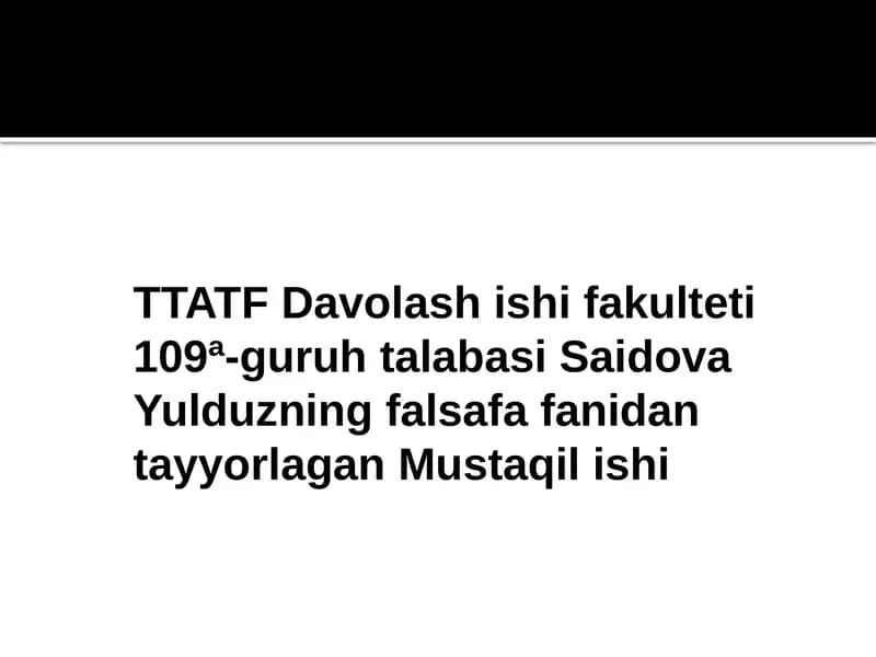 Falsafiy g`oyalar, nazariyalarining asosiy yo`nalishlari va vazifalari