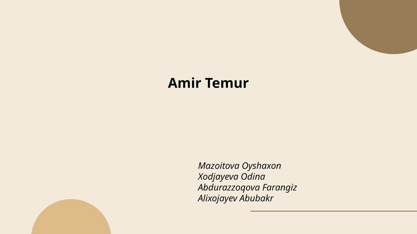 Amir Temur