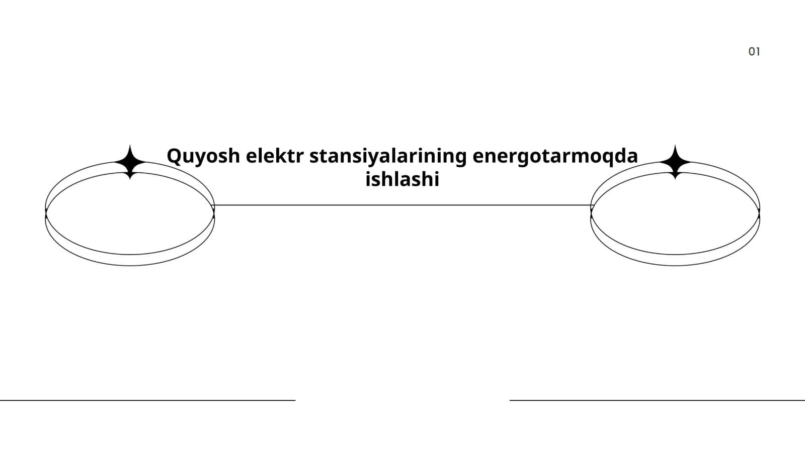 Quyosh elektr stansiyalarining energotarmoqda ishlashi