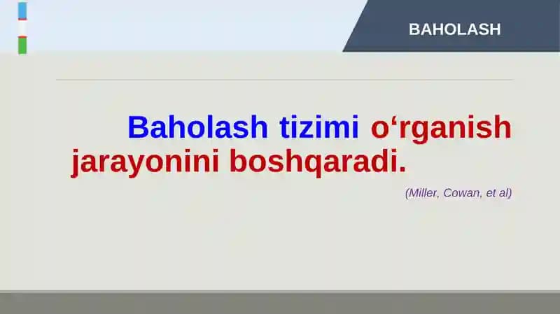 Baholash