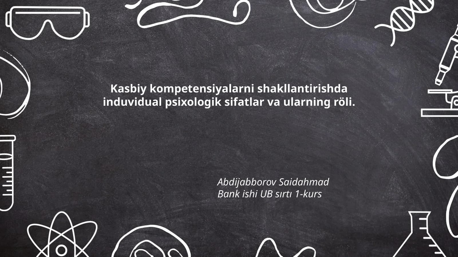 Kasbiy Kompetensiyalarni Shakllantirishda Induvidual Psixologik Sifatlar