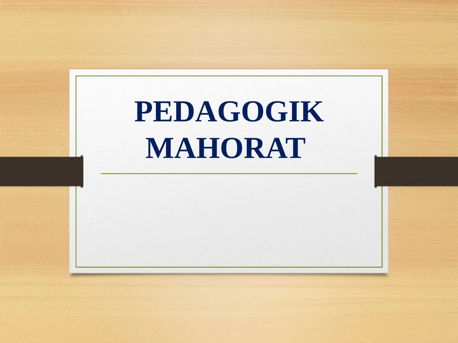 9-Mavzu:Pedagogik texnika haqida tushunchava uning mazmuni.Pedagogik texnikani egallash mahorati