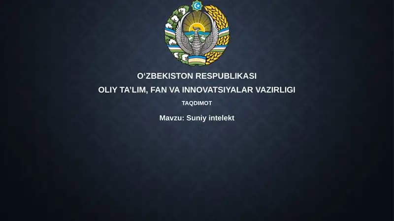Sun'iy intellekt