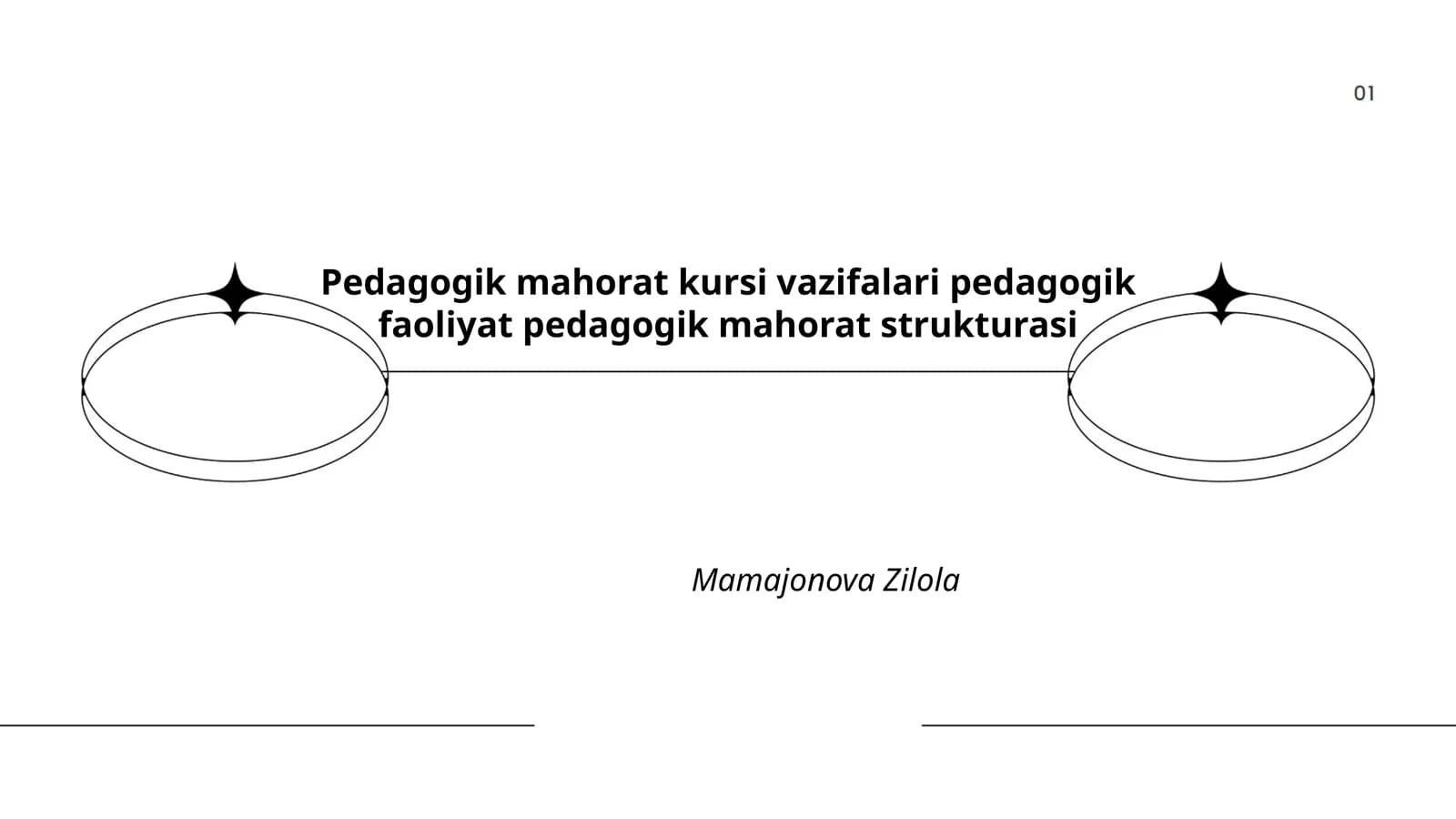 Pedagogik mahorat kursi vazifalari