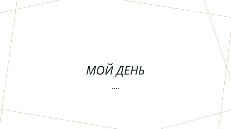 Мой день