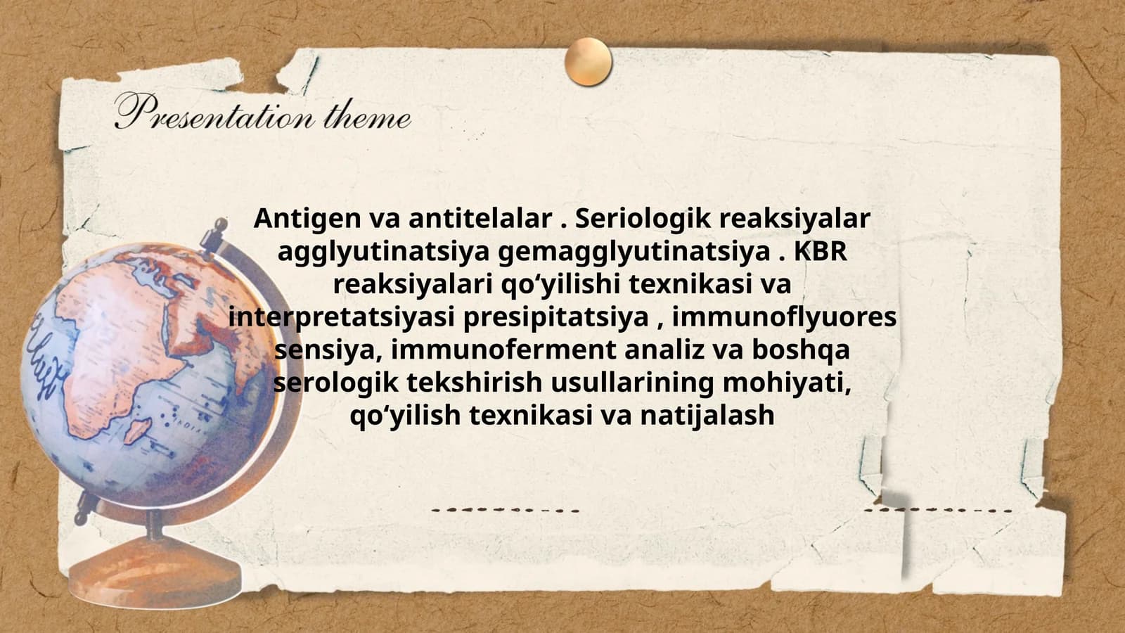 Antigen va antitelalar