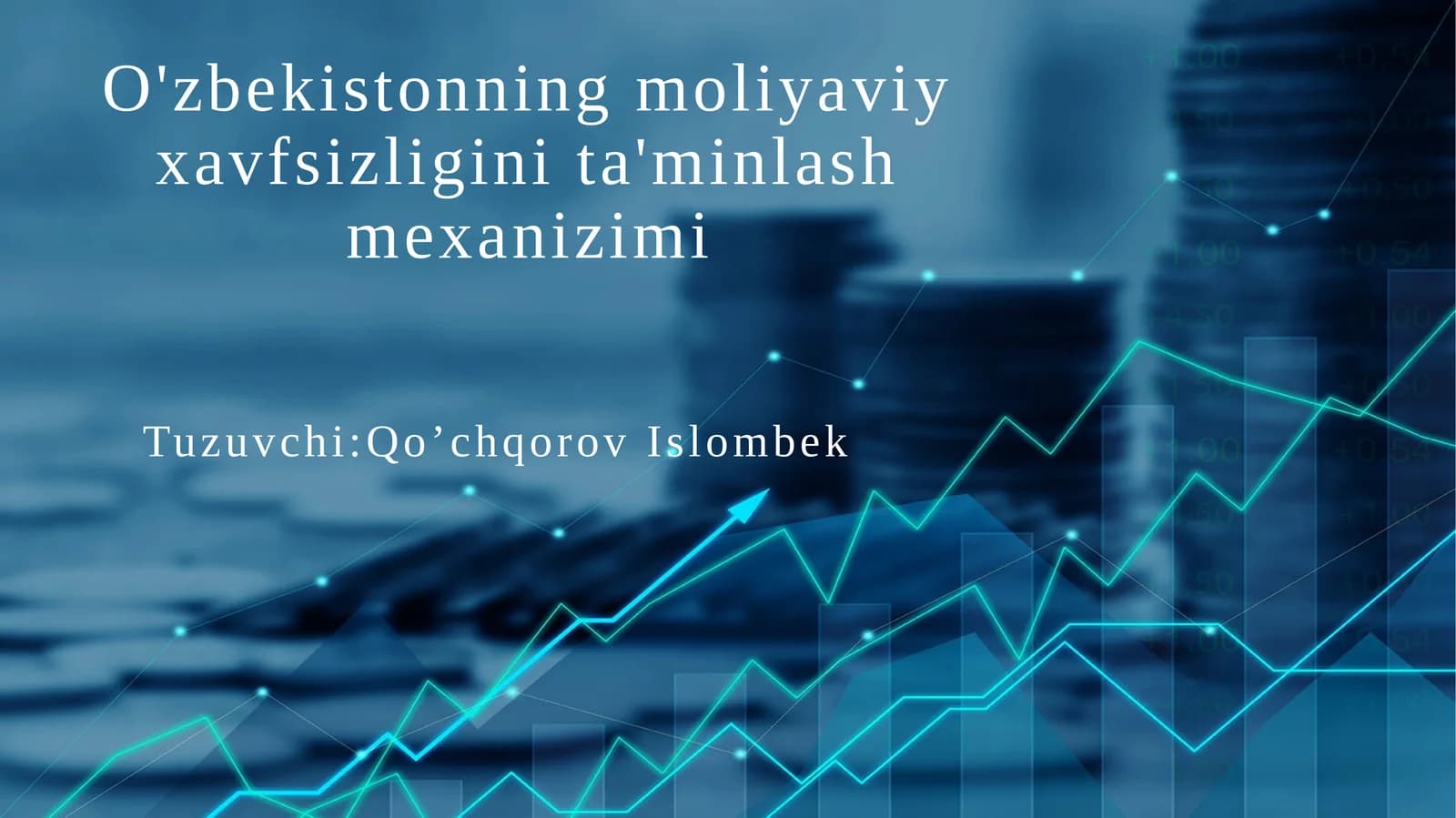 O'zbekistonning moliyaviy xavfsizligini ta'minlash mexanizimi