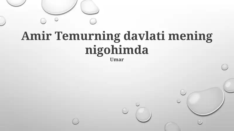 Amir Temur davlati