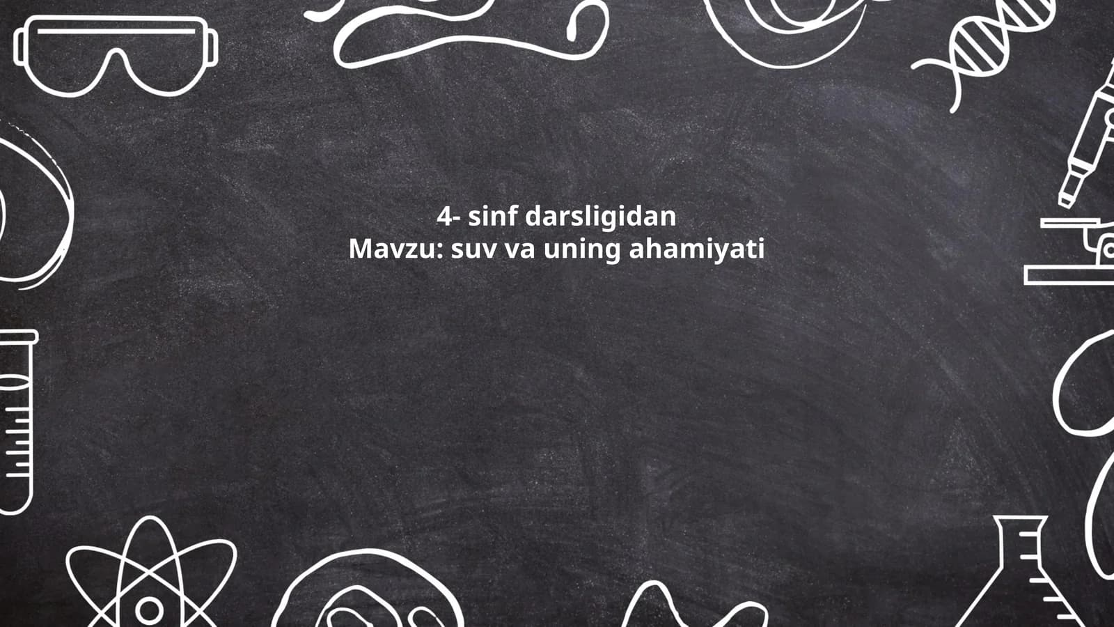 suv va uning ahamiyati