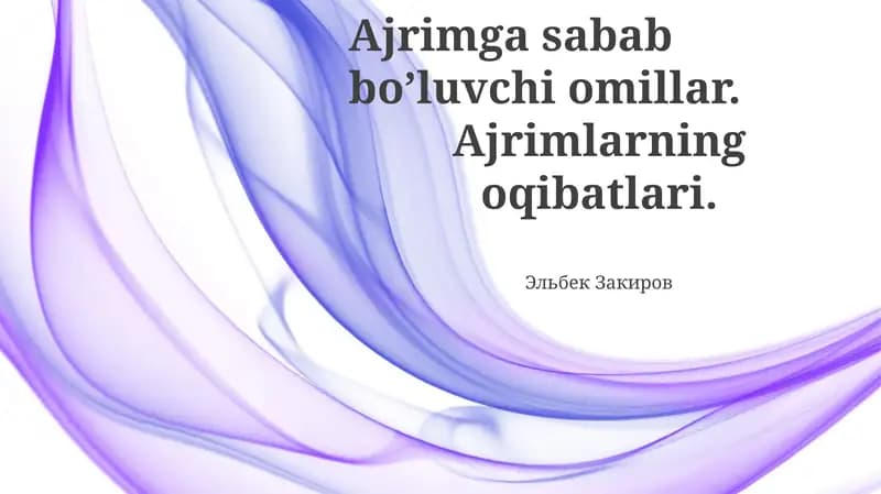 Farzand tarbiyasi bilan bog'liq kelishmovchiliklar