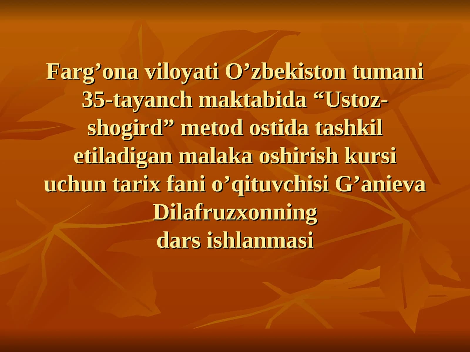 Tashkil topiladigan Sud tizimi