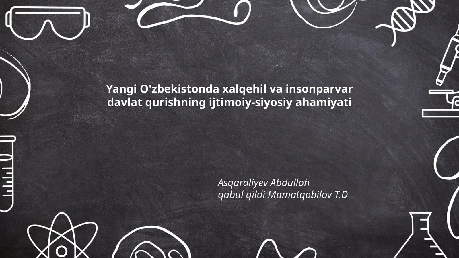 Yangi O'zbekistonda xalqehil va insonparvar davlat qurishning ijtimoiy-siyosiy ahamiyati