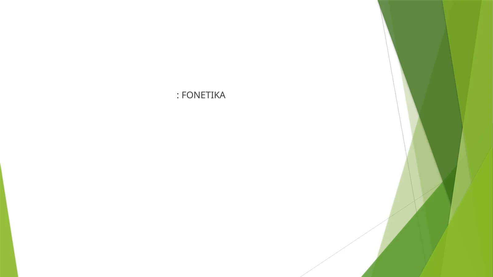 FONETIKA