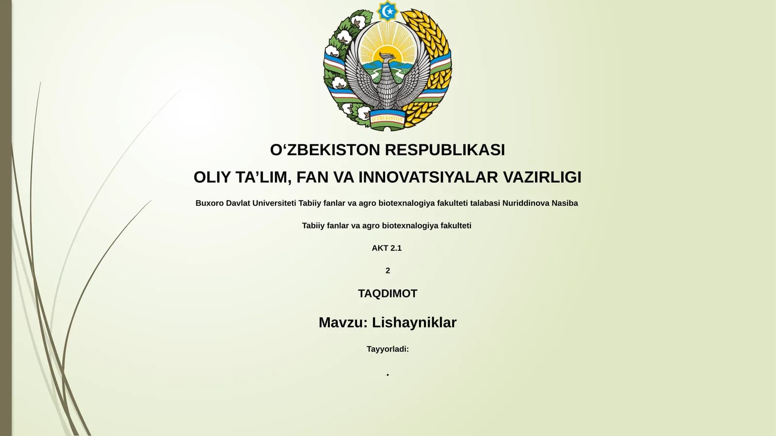 Lishayniklar