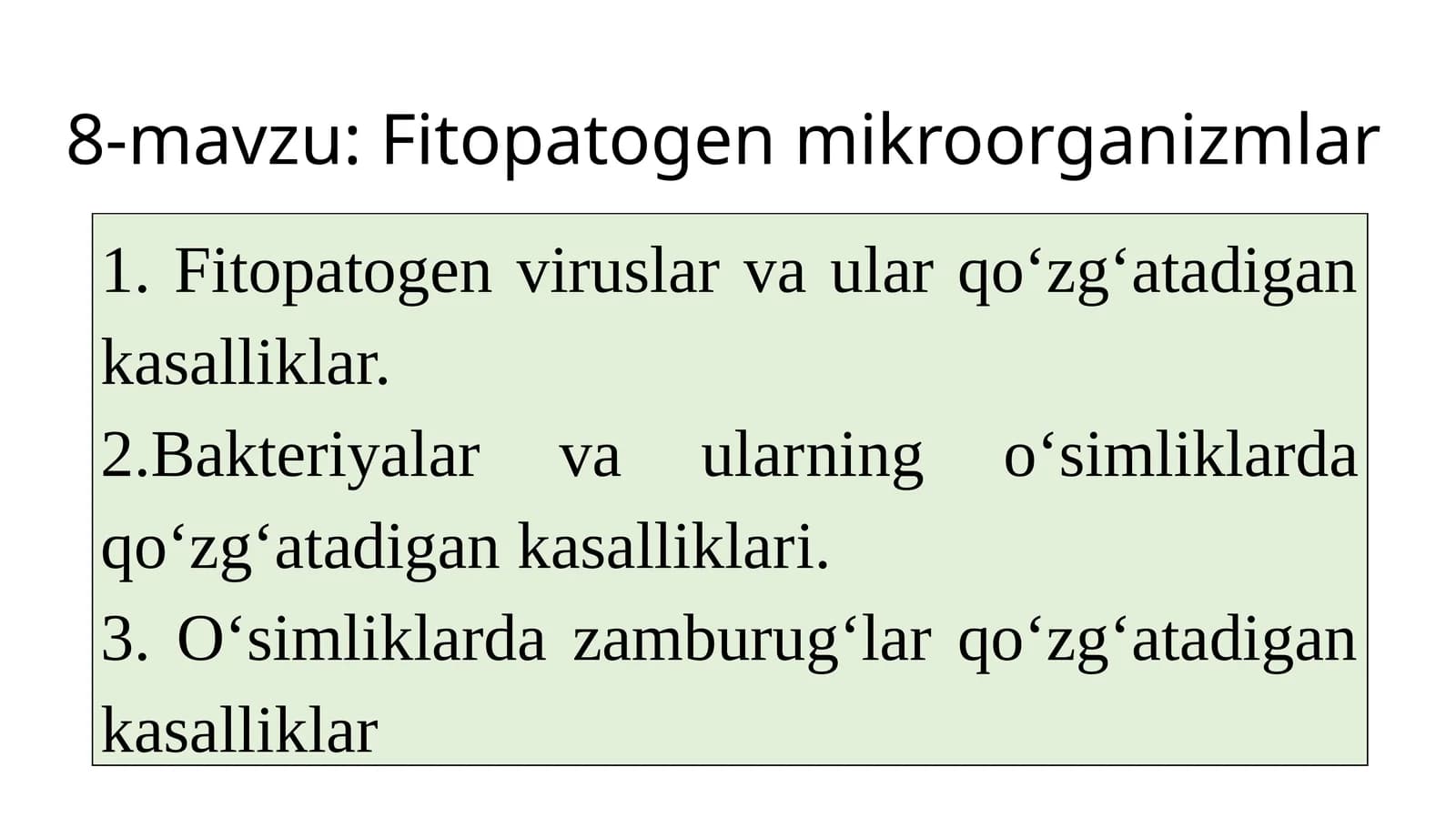 Fitopatogen mikroorganizmlar
