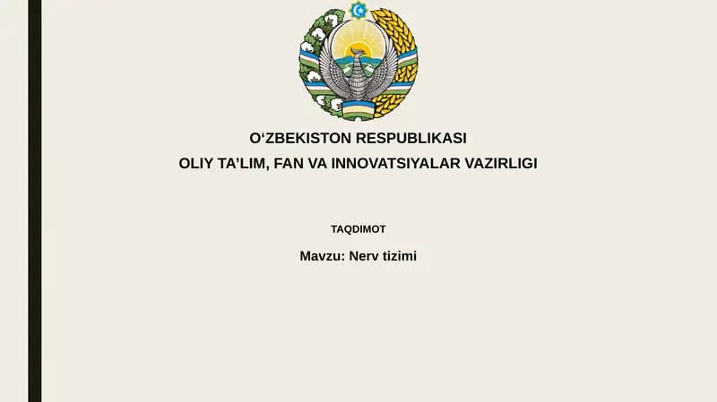 Nervtizimi