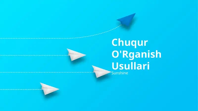 Chuqur O'Rganish Usullari